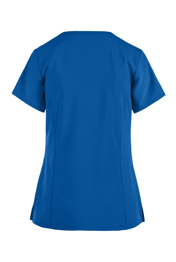 Dickies EDS Essentials Women's 2-Pocket STRETCH V-Neck Scrub Top - Royal - 2