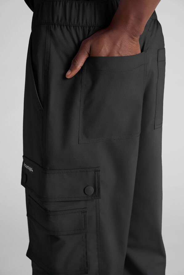 Advantage STRETCH Men's 10-Pocket Cargo Scrub Pant - Black - 5