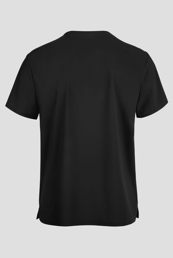 Infinity PURSUIT Men's 3-Pocket STRETCH V-Neck Scrub Top - Black - 2