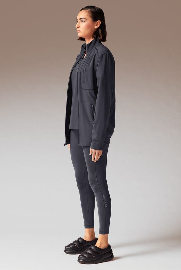 Calzas Hypothesis Homeodynamic de punto tejido estilo yoga con 3 bolsillos para mujer - Pewter - 2