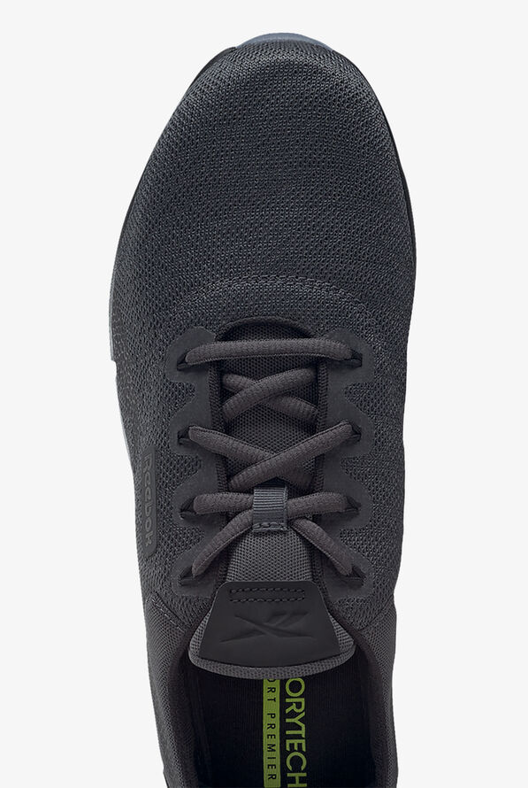 Reebok Men's Daily Fit Cold Grey/Core Black Athletic Lace Up Nursing Shoes - null - 2