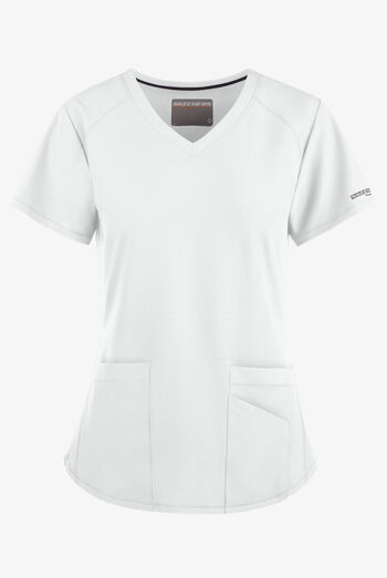 Blusa m&eacute;dica Skechers by Barco Vitality STRETCH con cuello en V y 3 bolsillos para mujer