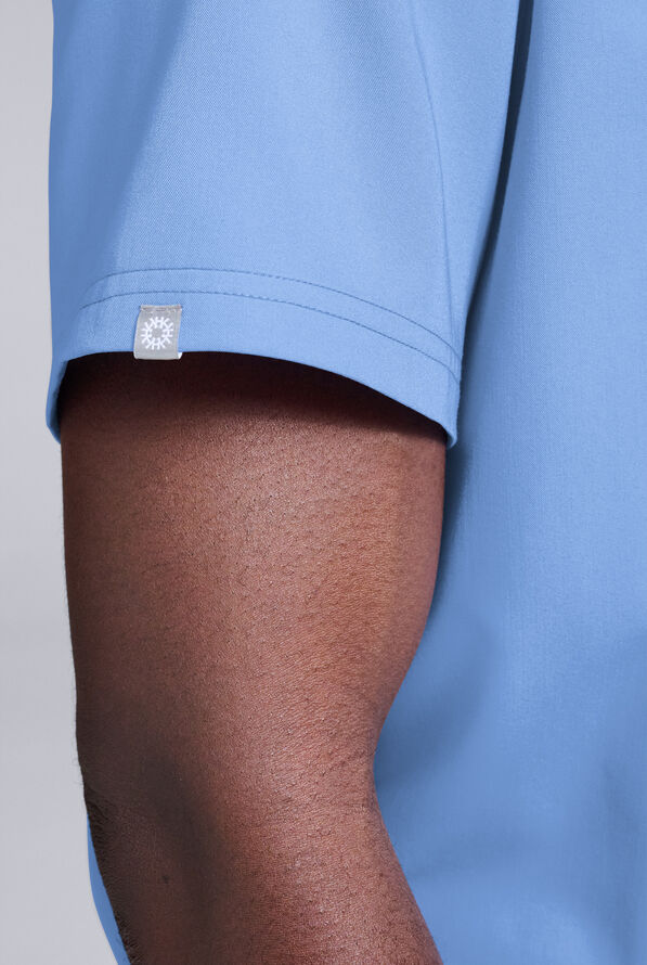 Hypothesis S-R Shift Ready Men's Crew Neck & Jogger Scrub Set - Ceil Blue - 3