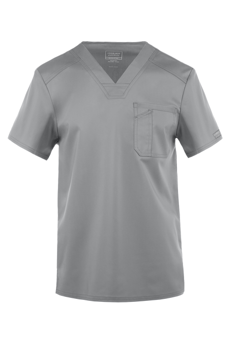 Cherokee Workwear Revolution Men's 1-Pocket STRETCH V-Neck Scrub Top