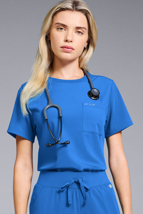 Hypothesis Women's Base Crew-Neck Tuck-In Scrub Top