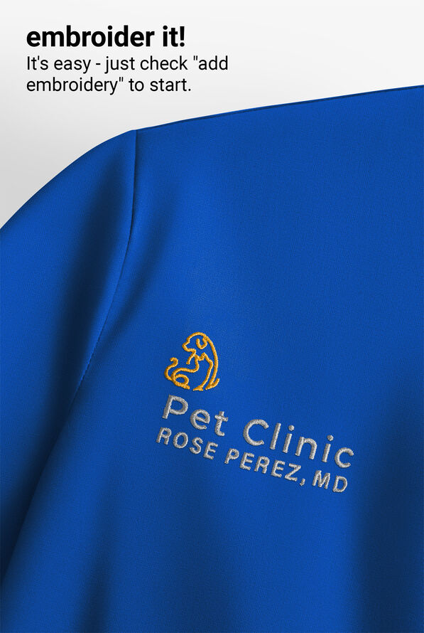 Chaqueta m&eacute;dica abrigada Infinity PURSUIT STRETCH con cremallera y 3 bolsillos para mujer - Royal - 3