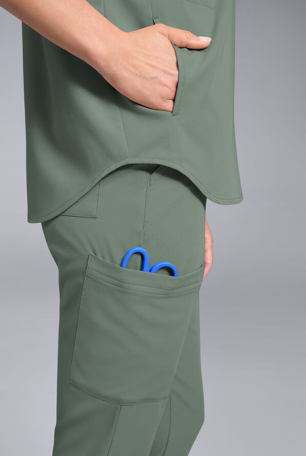 Hypothesis Women's Dolman & Jogger Scrub Set - Mineral - 6