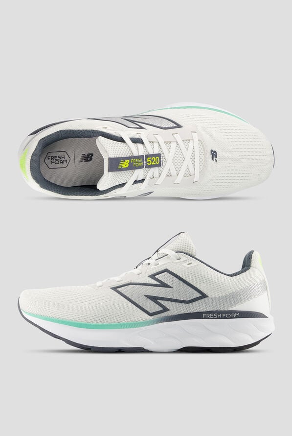 New Balance Men's 520v9 Reflection / Graphite Athletic Lace Up Shoes - null - 1