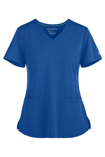 HH Works by Healing Hands Monica Women's 4-Pocket STRETCH V-Neck Scrub Top