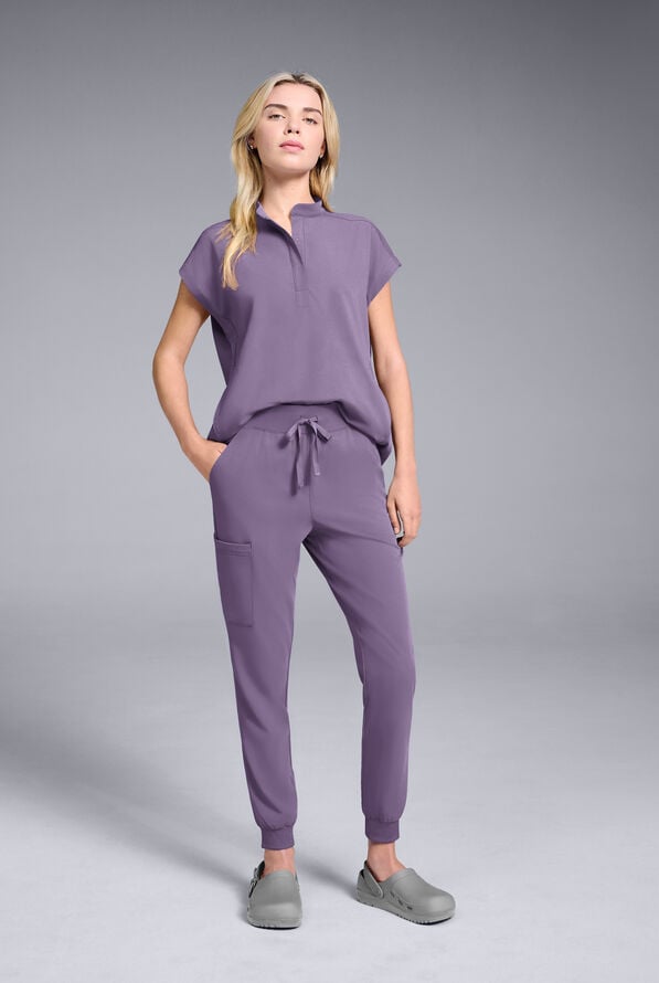 Hypothesis Women's Base 6-Pocket Jogger Scrub Pant - Purple Dusk - 2