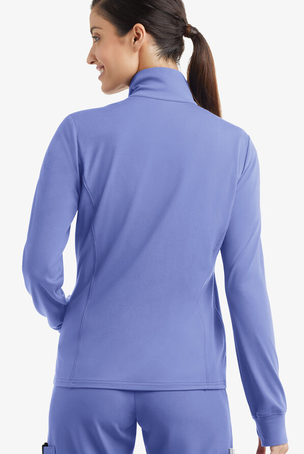 Easy STRETCH Keira Quilted Long Sleeve Scrub Jacket, Nursing Jackets