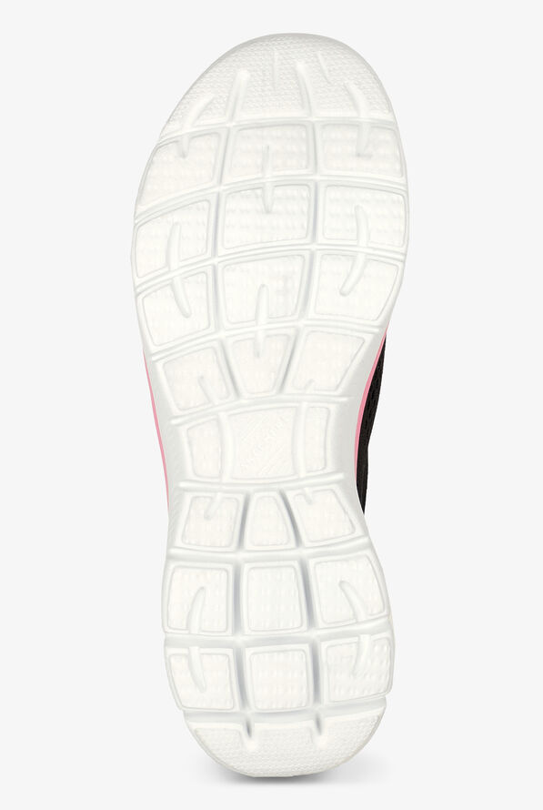 Skechers Sport Women's Summits Perfect Views Black/Hot Pink Athletic Slip On Nursing Shoes - null - 6