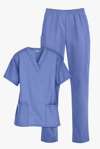 Strictly Scrubs Women’s 6-Pocket Scrub Set