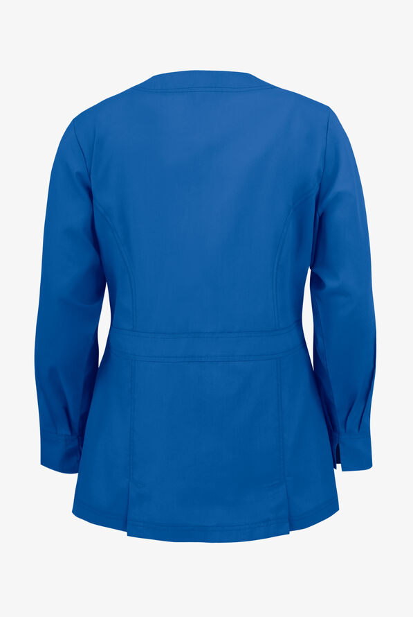 UA ButterSoft Button Front Scrub Jacket, Solid Warmup Scrub Jackets