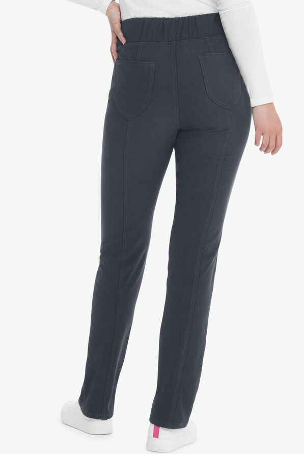 Pantal&oacute;n m&eacute;dico Heartsoul Break On Through con cord&oacute;n ajustable y piernas estrechas para mujer - Pewter - 4