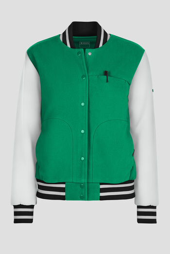 Chaqueta m&eacute;dica Infinity PURSUIT STRETCH estilo aviadora deportiva con 3 bolsillos para mujer