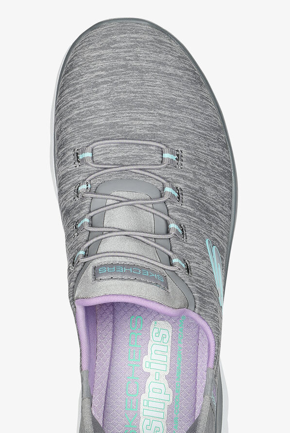 Zapatillas deportivas de enfermería Skechers Sport Summits Dazziling Haze Gray para mujer - Gray - 2