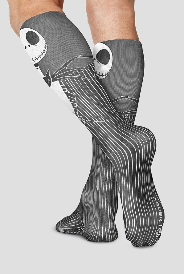 Tooniforms Mens Pumpkin King 10-15 mmHG Light Compression Socks - null - 2
