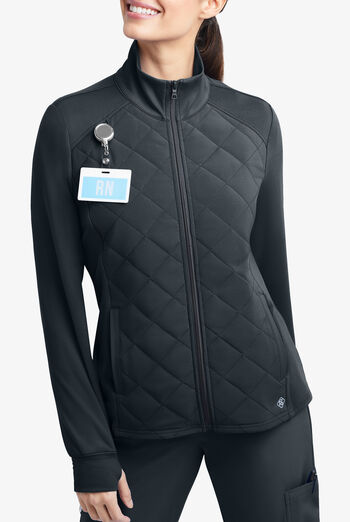 Tafford Active STRETCH Keira Women's 2-Pocket Quilted Long Sleeve Jacket