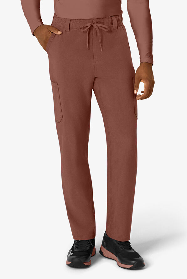 Carhartt Cross-Flex Men's 8-Pocket STRETCH Utility Cargo Scrub Pants - Sable - 1