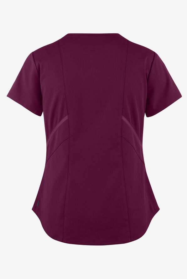 Grey's Anatomy Impact Shaped VNeck Pintuck Scrub Top, Nursing Scrubs