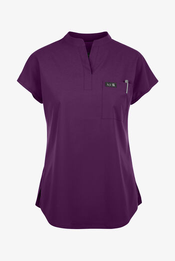 koi Basics Ari Women's 1-Pocket STRETCH Dolman Sleeve Mandarin Collar Scrub Top