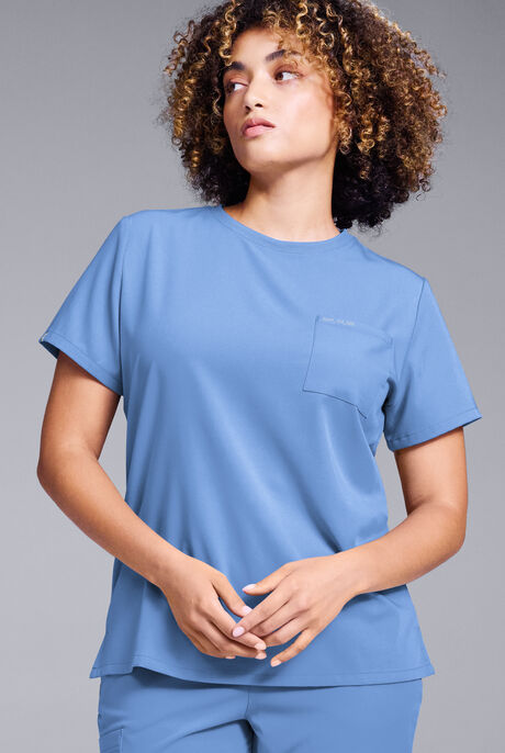 Hypothesis Women's Base Crew-Neck Tuck-In Scrub Top