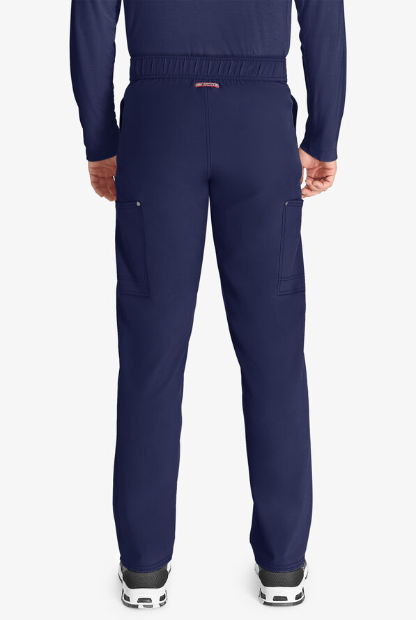 Dickies EDS NXT Men's 4-Pocket STRETCH Snap Fly Front Cargo Utilitarian Scrub Pants - Navy - 3