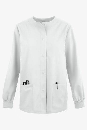 Chaqueta médica abrigada Butter-Soft Originals con 3 bolsillos para mujer