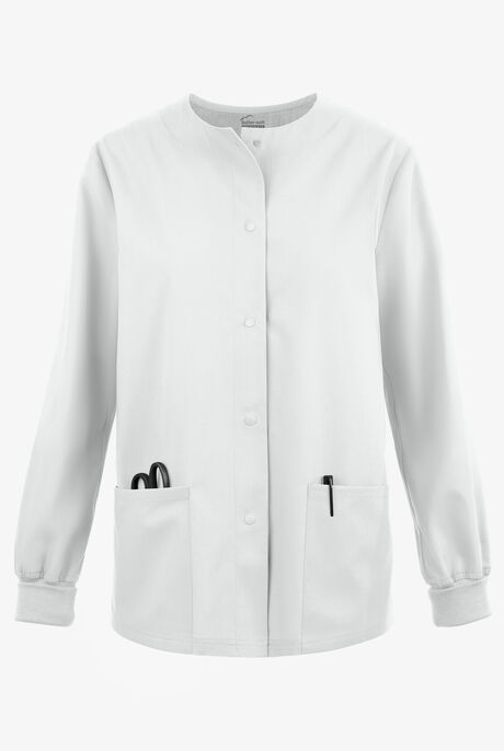 Butter-Soft Originals Women's 3-Pocket Warm-up Scrub Jacket