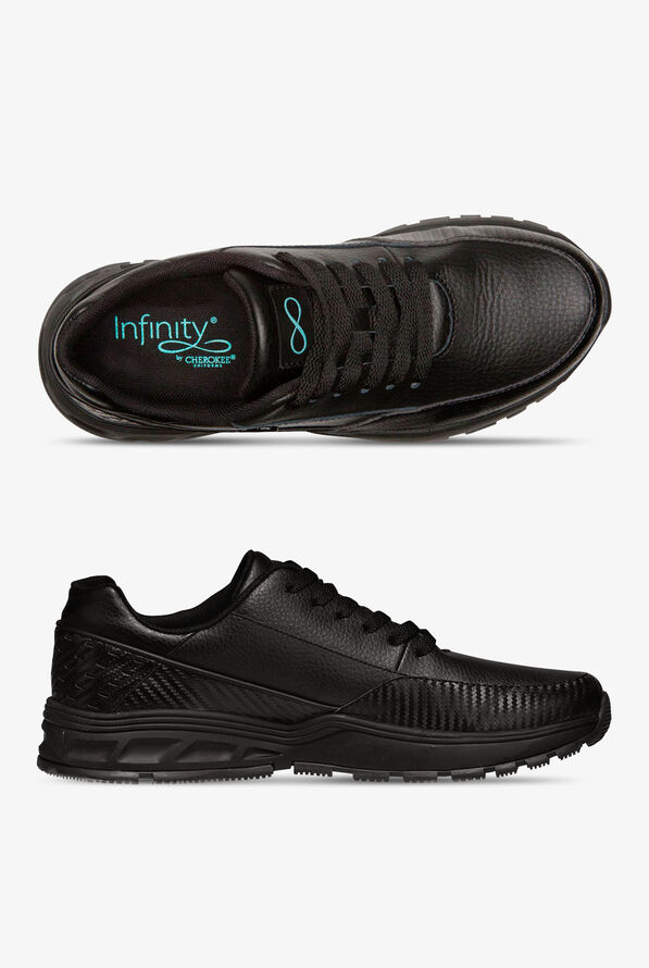 Infinity Women's Flow Athletic Lace Up Shoes - Black - 1