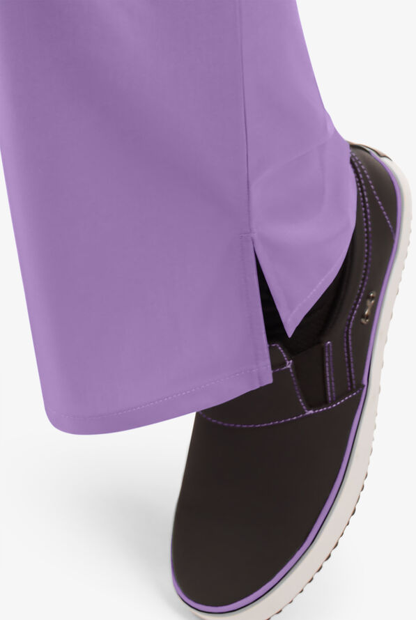 Cherokee Workwear Women's 3-Pocket Flare Leg Drawstring Scrub Pants - Tall - Orchid - 5
