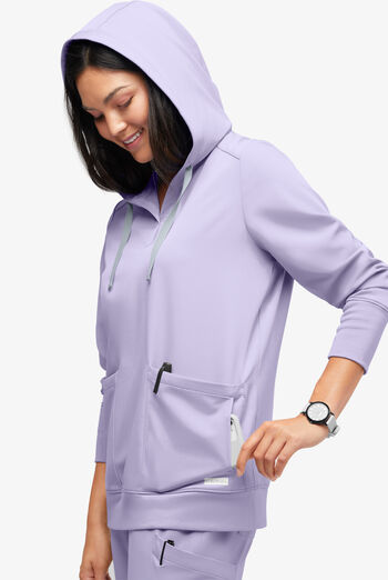 Sudadera m&eacute;dica con capucha ReSurge Jasper con mangas largas y 4 bolsillos para mujer