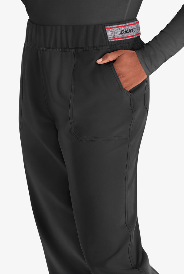 Dickies EDS NXT Women's 5-Pocket Cargo Jogger Scrub Pants - Black - 2