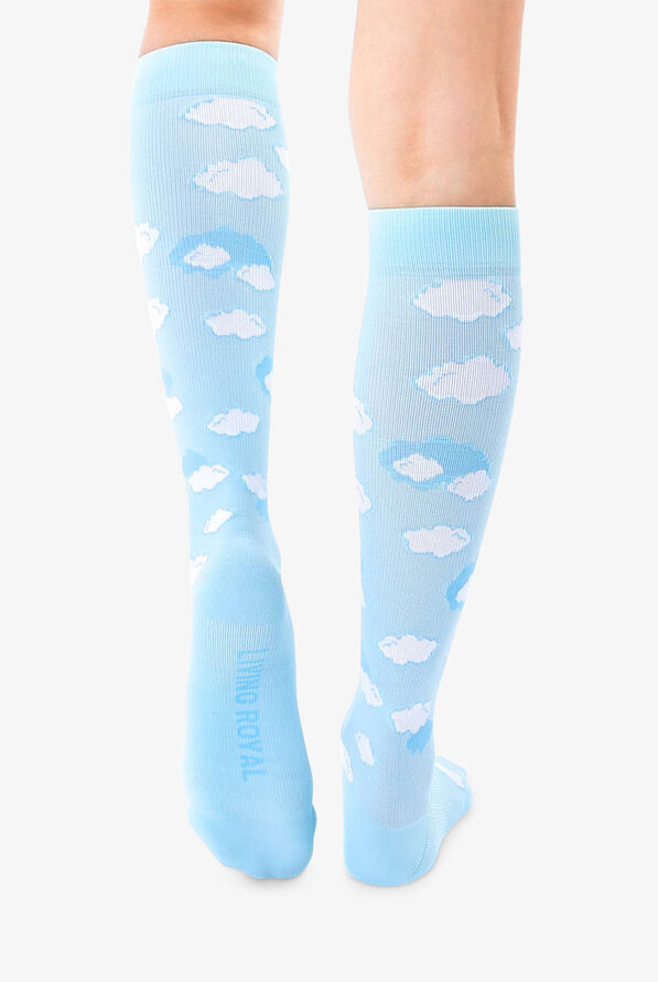 Calcetines de compresión Living Royal Clouds para mujer - 15-20 mmHg - null - 2