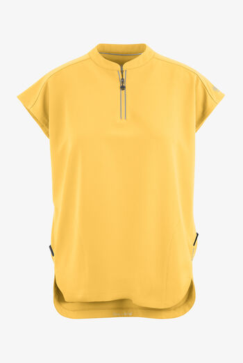 Healing Hands 360 Sandy Women's 2-Pocket STRETCH Dolman Sleeve Zip Mandarin Collar Scrub Top