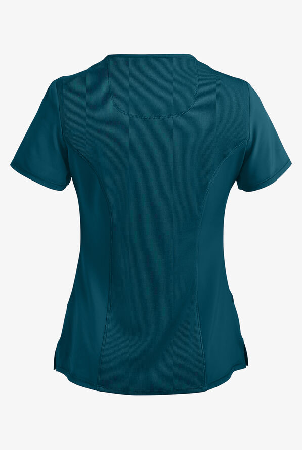 Cherokee 2625A Antimicrobial Mock Wrap Scrub Top, Infinity Scrubs