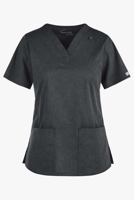 Butter-Soft STRETCH Women's 4-Pocket V-Neck Scrub Top
