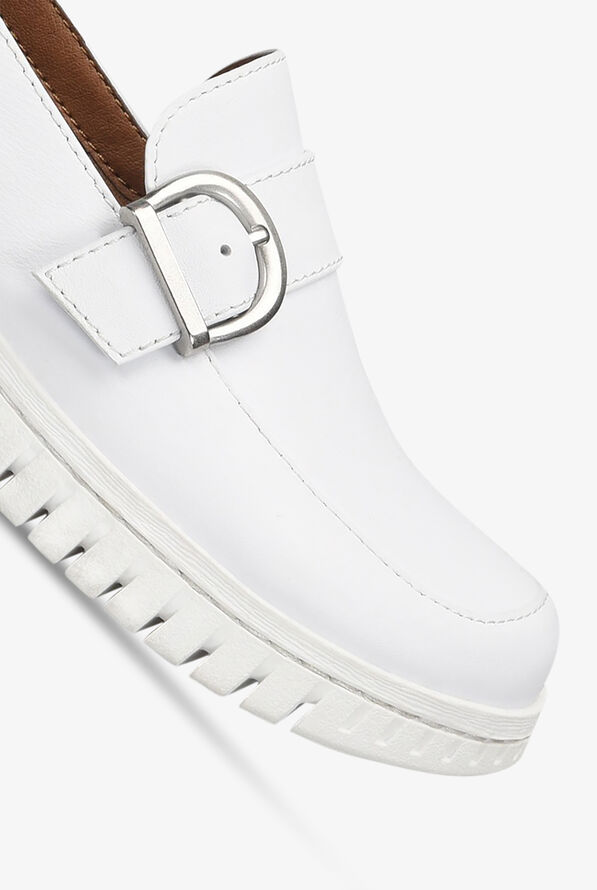 Nurse Mates Women's Daisy Slip On Nursing Shoes - White - 3