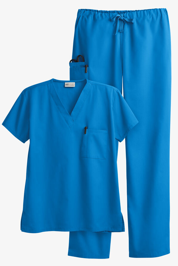 UA Best Buy Scrubs Unisex Scrub Set - Marina - 1