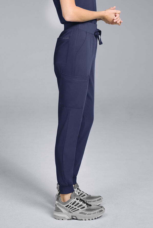 Pantalón médico Hypothesis Base estilo jogger con 6 bolsillos para mujer - Navy - 1