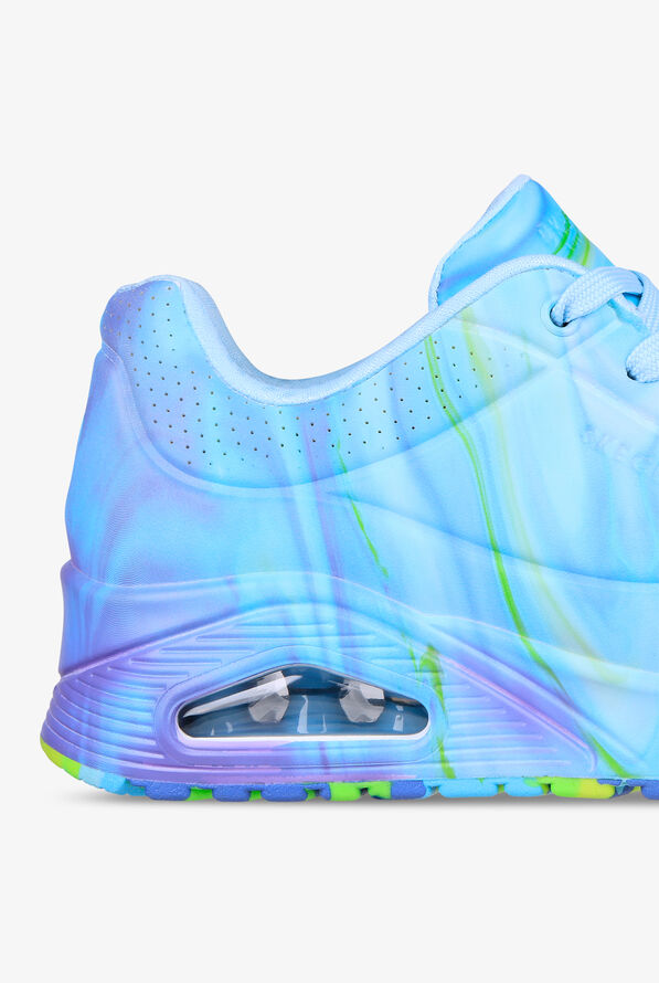 Neon Color Marble Women's Sneakers
