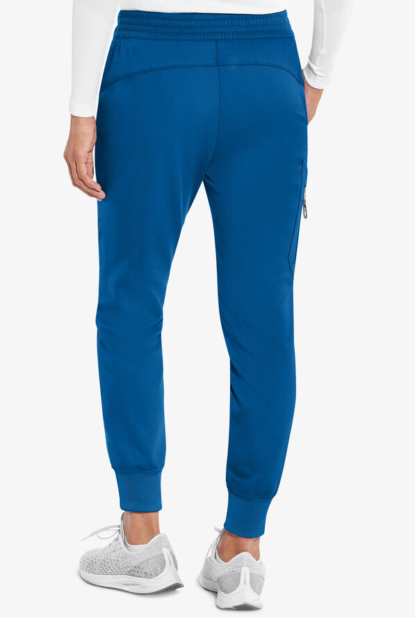 Pantalón médico Grey's Anatomy Kira estilo cargo jogger con puños tejidos y 5 bolsillos para mujer - Royal - 2