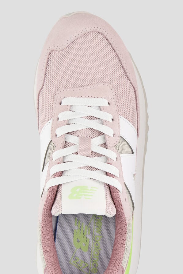 New Balance Women's 237 Stone Pink / White Athletic Lace Up Shoes - null - 2