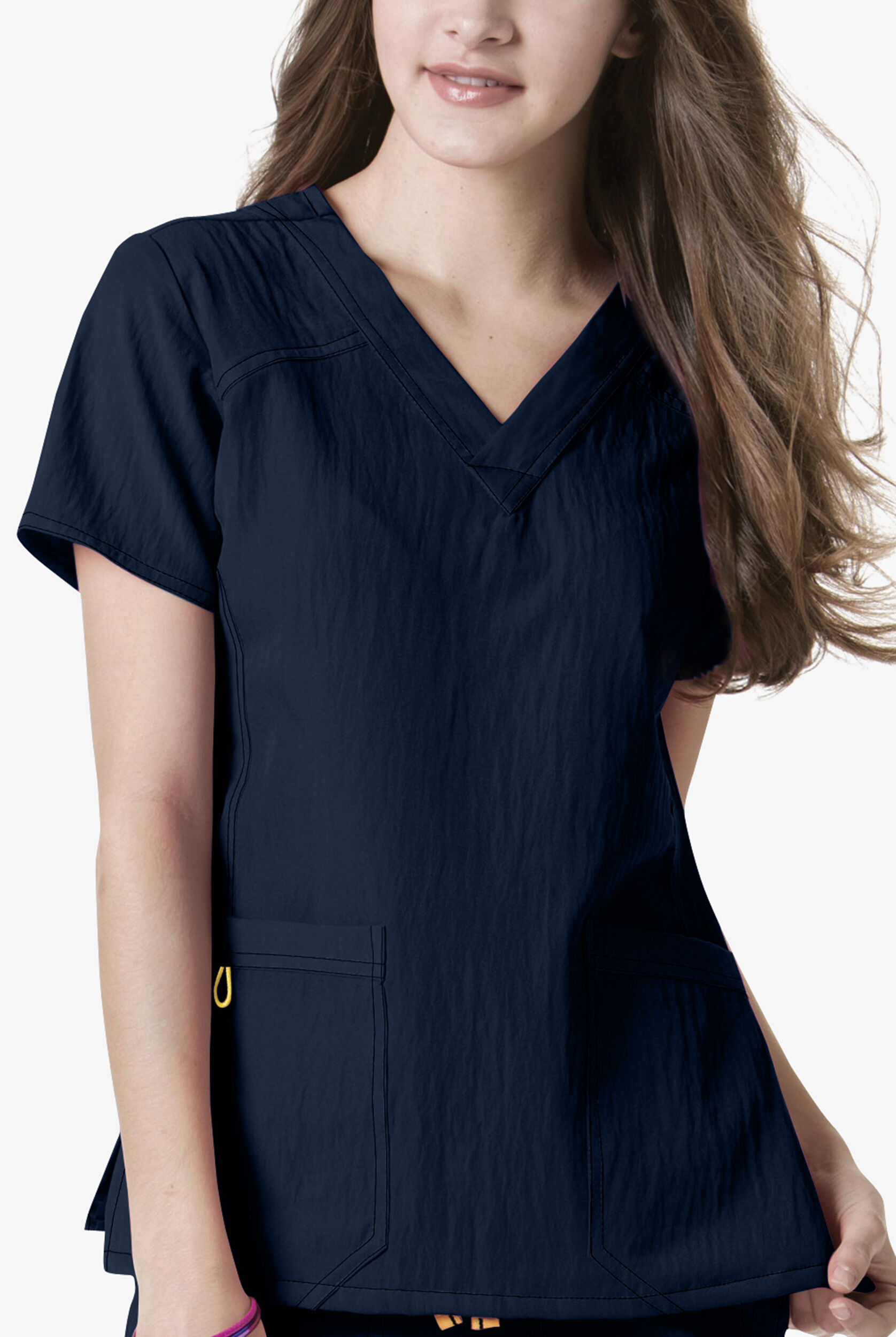 Blusa médica WonderWink Four-Stretch 