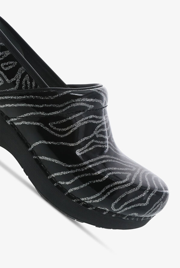  Dansko Women's XP 2.0 Glitter Waves Patent  Leather Nursing Clogs - null - 3