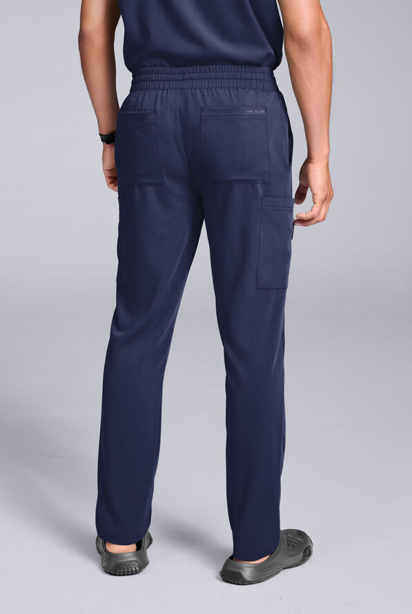 Pantal&oacute;n m&eacute;dico Hypothesis S-R Shift Ready estilo cargo con piernas rectas y 8 bolsillos para hombre - Navy - 5