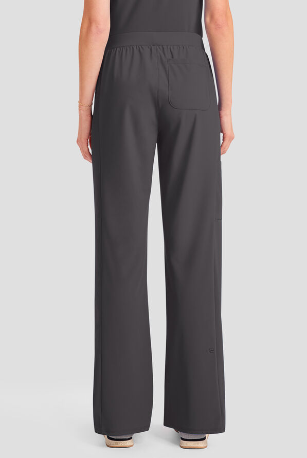 Infinity Pursuit Women's 4-Pocket STRETCH Straight Leg Scrub Pant - Pewter - 4