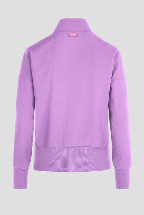 Chaqueta médica abrigada Med Couture Amp STRETCH con cremallera y 2 bolsillos para mujer - Digital Lavendar - 2