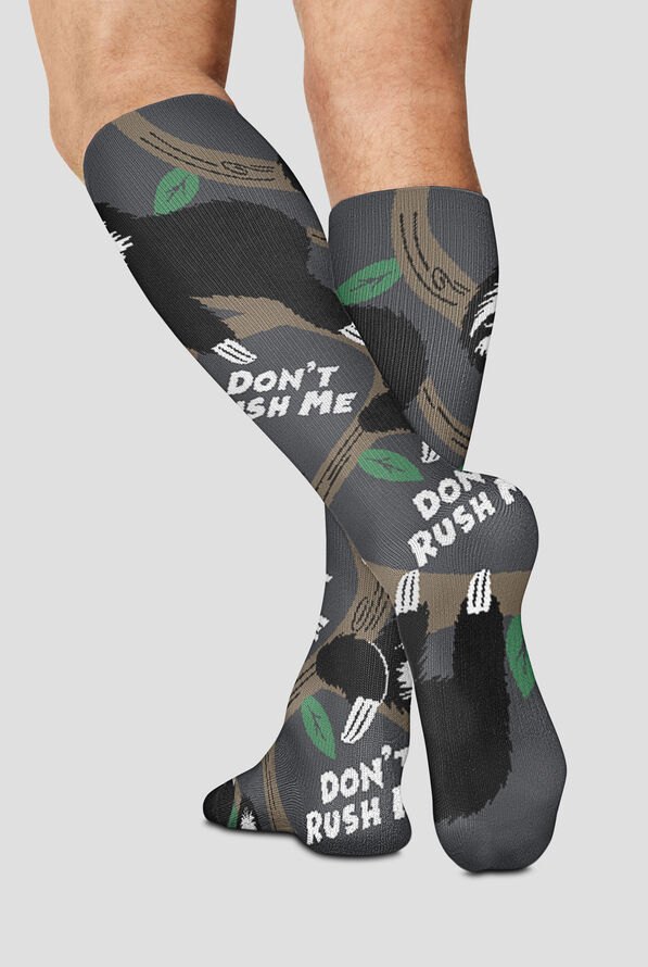 Cherokee Don't Rush Me Men's 10-15 mmHG Light Compression Socks - null - 2